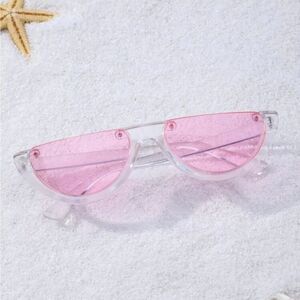 Clear & Pink Sunglasses